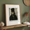 Edouard Manet Berthe Morisot With A Bouquet Of Violets poster prints