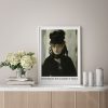 Edouard Manet Berthe Morisot With A Bouquet Of Violets magnetic art prints