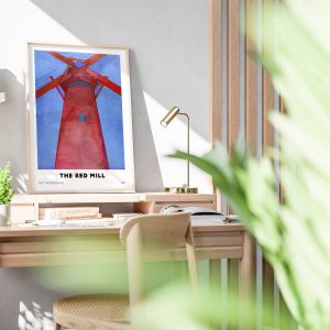 Piet Mondriaan The Red Mill wall art prints