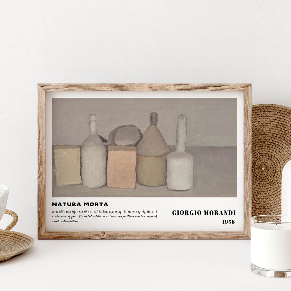 Giorgio Morandi Classic Art Prints | Timeless Still Life