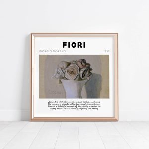 Giorgio Morandi Fiori wall art