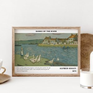 Alfred Sisley Banks Of The River wall art