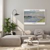 Alfred Sisley Saint Mammes Evening magnetic art prints