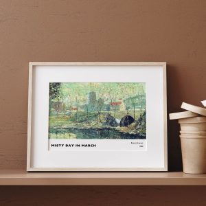 Ernest Lawson Misty Day In March wall art