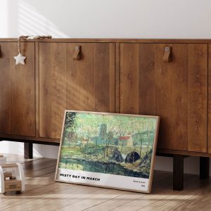Ernest Lawson Misty Day In March wall art prints