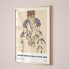 Egon Schiele The Artist'S Sister In Law In A Striped Dress wall art