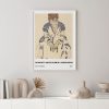 Egon Schiele The Artist'S Sister In Law In A Striped Dress magnetic art prints