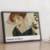 Egon Schiele Portrait Of Wally wall art