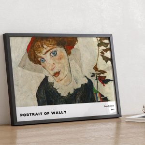 Egon Schiele Portrait Of Wally wall art