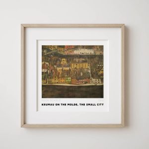 Egon Schiele Krumau On The Molde The Small City wall art