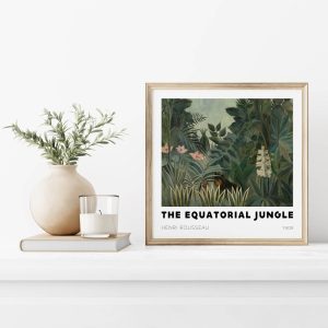 Henri Rousseau The Equatorial Jungle wall art