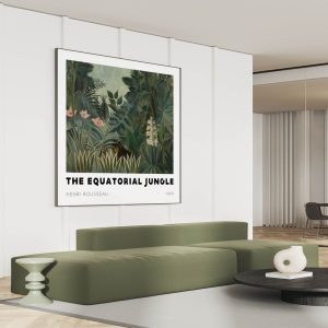Henri Rousseau The Equatorial Jungle wall art prints