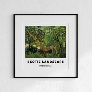 Henri Rousseau Exotic Landscape wall art