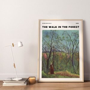 Henri Rousseau The Walk In The Forest wall art
