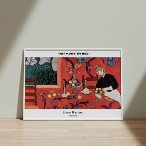 Henri Matisse Harmony In Red wall art
