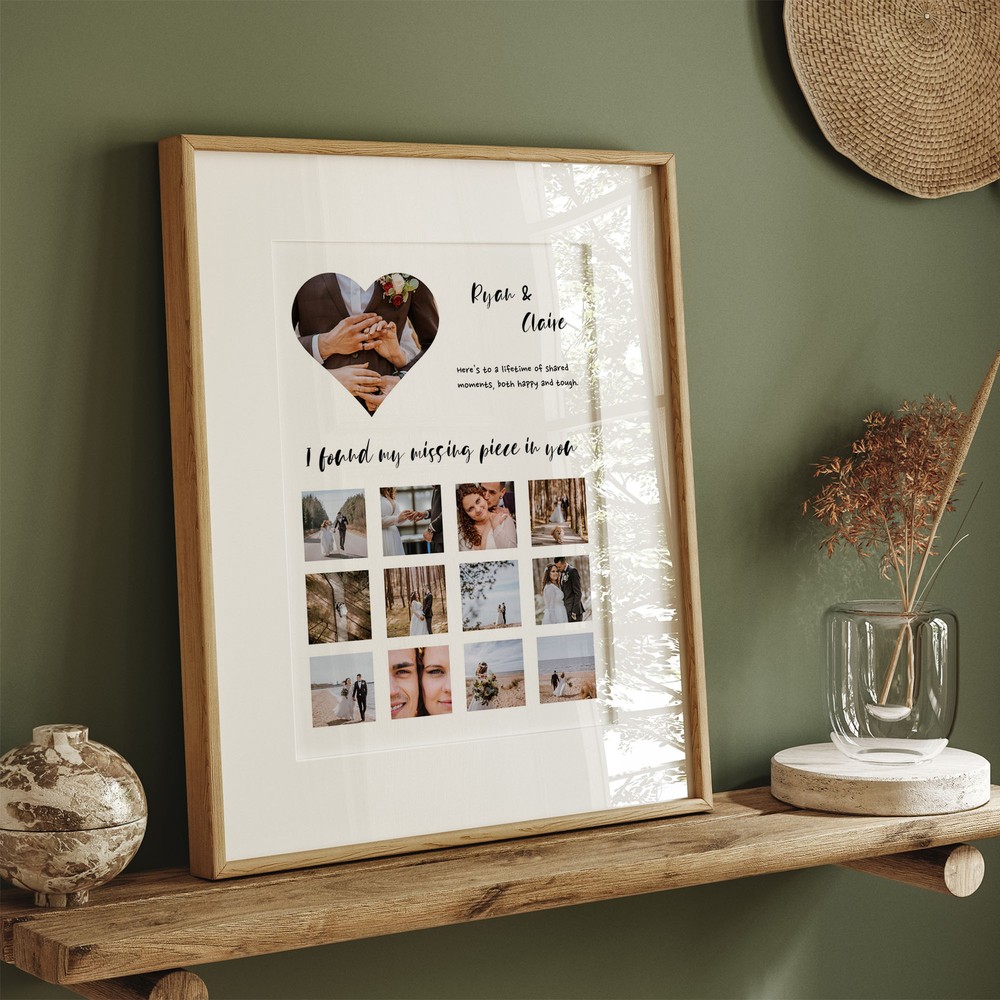 PA1513 P4 Wedding Photo Collage