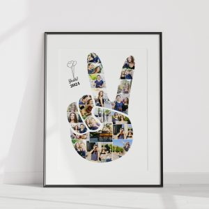 PA1824 P1 Peace Sign Photo Collage