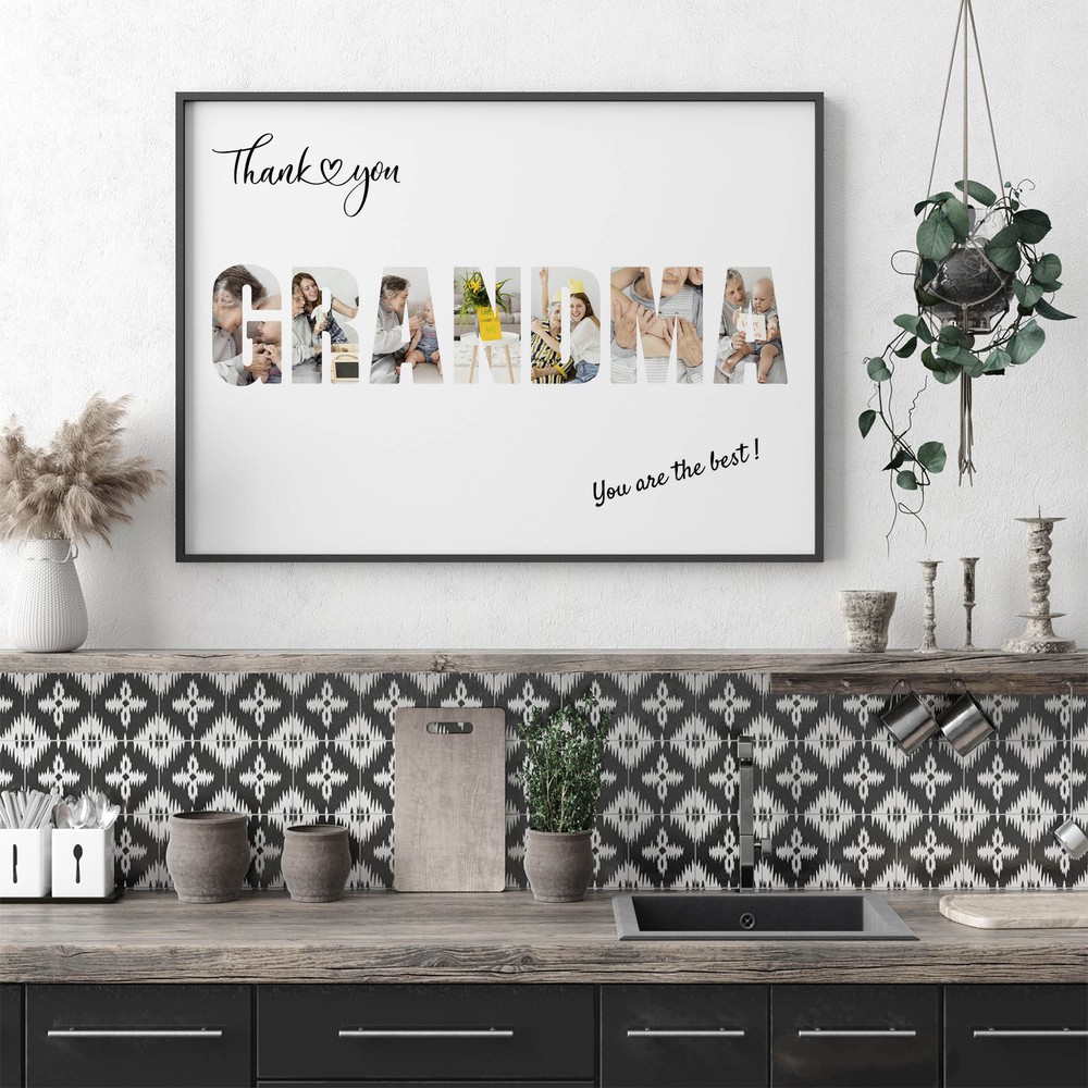 PL0907 P5 Grandma Photo Collage