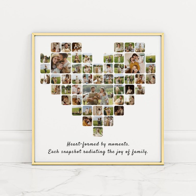 PO0052 P1 Heart Photo Collage