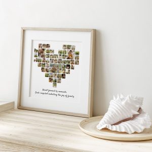 PO0052 P2 Heart Photo Collage