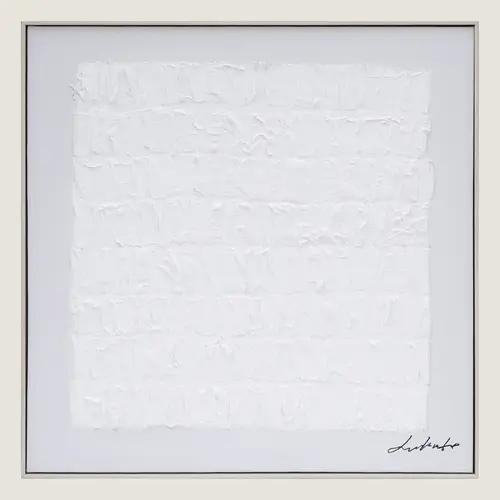 Plaster textured wall art