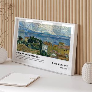 Paul Cezanne View On The L'Estaque wall art prints