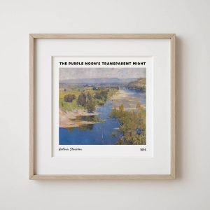 Arthur Streeton The Purple Noon’S Transparent Might wall art
