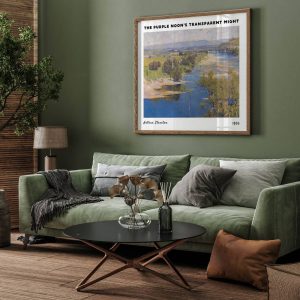 Arthur Streeton The Purple Noon’S Transparent Might wall art prints