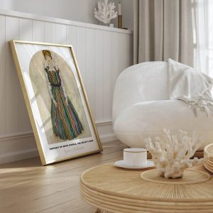 Egon Schiele Portrait Of Edith Schiele The Artist'S Wife wall art prints