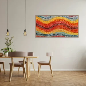 Waves of Heritage Aboriginal wall art prints
