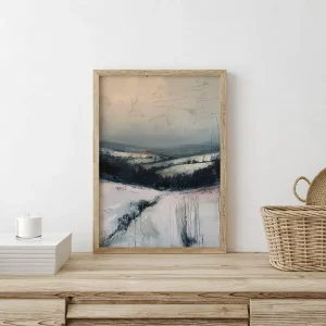 Misty Valley Dreams Mountains wall art prints