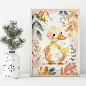 Sunny Little Duckling Kids wall art prints