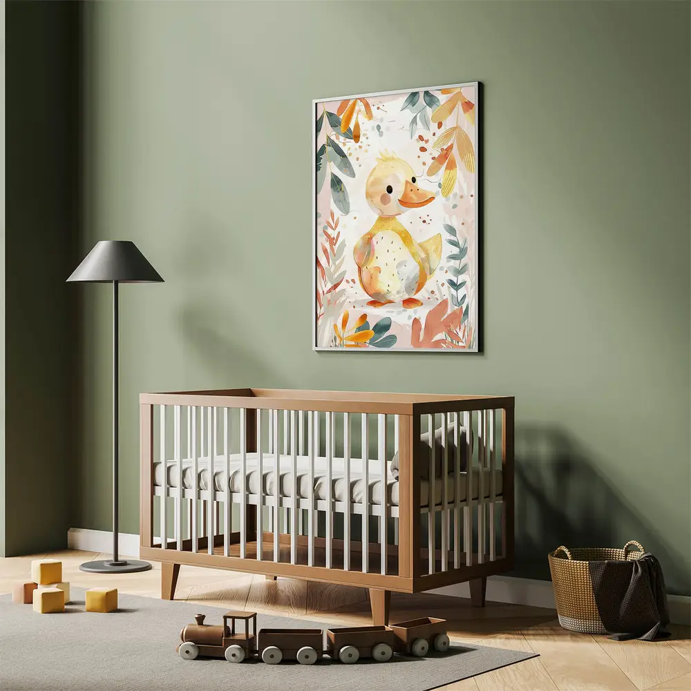 Sunny Little Duckling Kids canvas prints