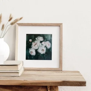 Ivory Blooms Floral wall art prints