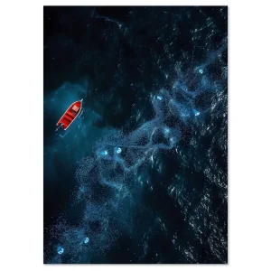 Luminescent Voyage Romantic large wall art