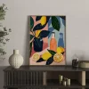 Summer Citrus Delight Floral canvas prints