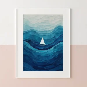 Ocean Serenity Coastal wall art prints