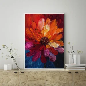 Vibrant Blossom Symphony Floral wall art prints