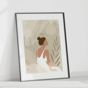 Gentle Reflection Beauty wall art prints