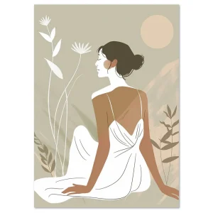 Botanical Daydream Beauty large wall art