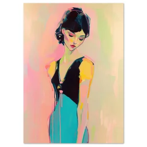 Elegant Melancholy Beauty large wall art