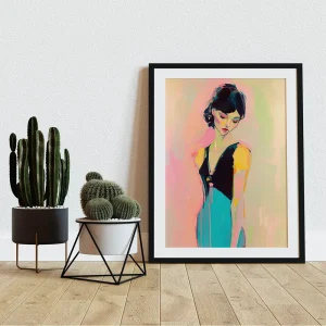 Elegant Melancholy Beauty wall art prints