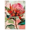 Australian Protea Splendour Floral large wall art