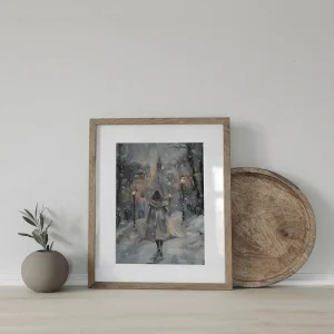 Winter's Enchantment Landscape wall art prints