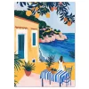 Mediterranean Breeze Coastal large wall art