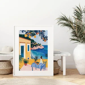 Mediterranean Breeze Coastal wall art prints