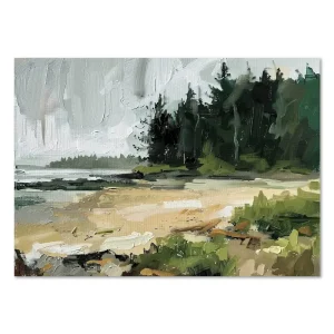 Tranquil Shoreline Coastal large wall art