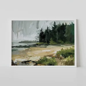 Tranquil Shoreline Coastal wall art prints