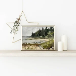 Coastal Serenity Coastal wall art prints