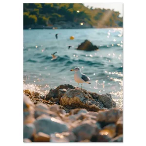 Seaside Serenity Coastal large wall art